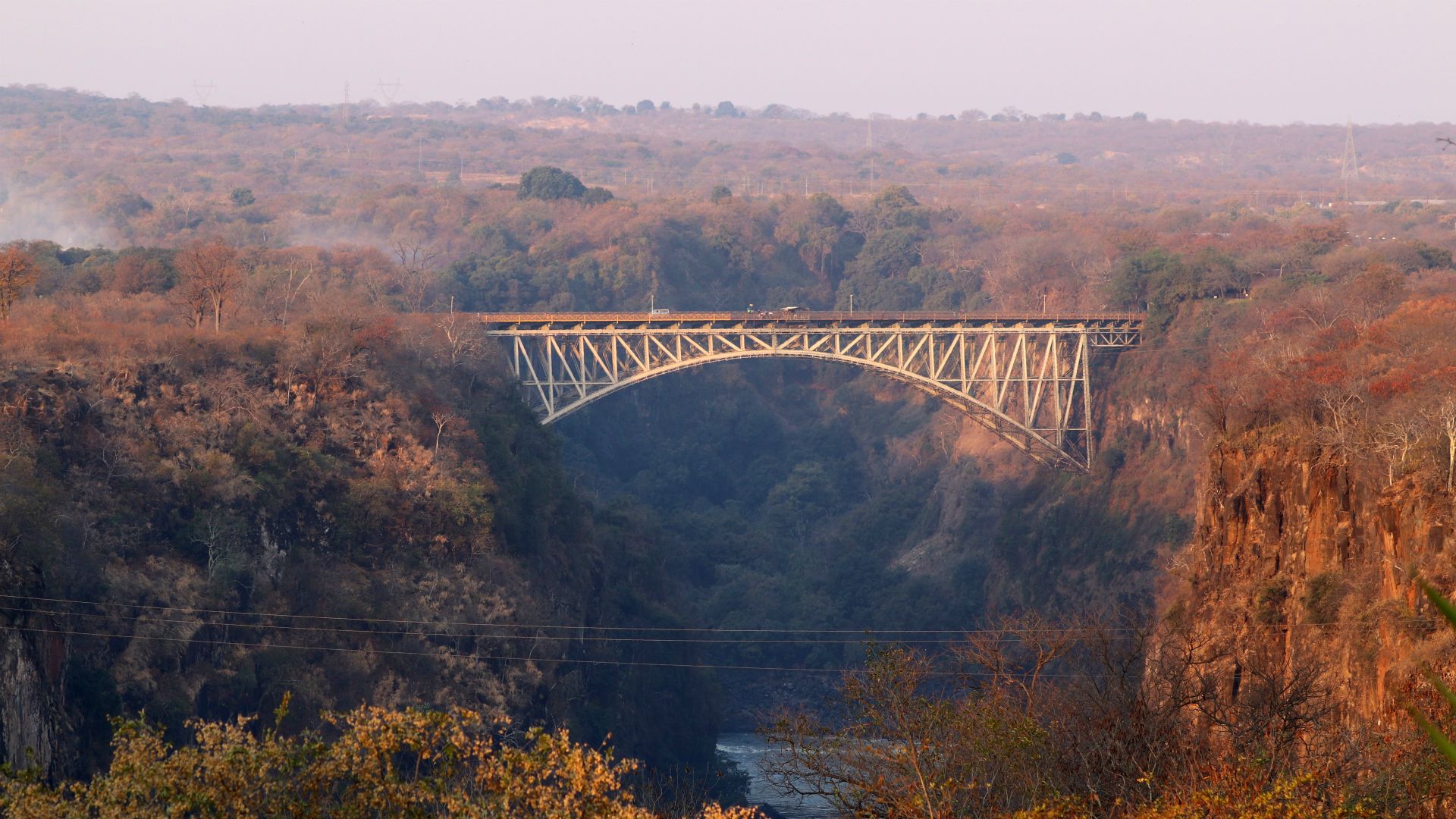 Zimbabwe and Zambia Border